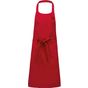 Kariban Tablier coton sans poche red