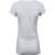 tee jays Ladies Stretch Tee Extra Long white