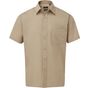 Premier Chemise popeline à manches courtes pour homme khaki