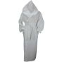 A&R Peignoir gauffré avec capuche Robezz® White