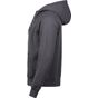 Tee Jays Hooded Zip Sweat dark_grey