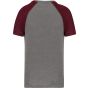 ProAct T-shirt triblend bicolore sport manches courtes unisexe grey_heather/wine_heather