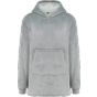 Kariban Plaid poncho unisexe snow_grey