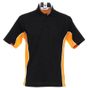 kustom kit Gamegear Track Polo black/gold/white