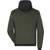 James&Nicholson Men´s Padded Hybrid Jacket olive_melange/black