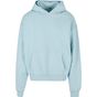Build Your Brand Ultra Heavy Cotton Box Hoody ocean_blue