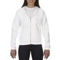 Comfort colors Ladies` Full Zip Hooded Sweatshirt - white - 2XL