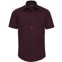Russell Collection Men’s short sleeve fitted stretch shirt port