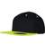 flexfit Classic Snapback 2-Tone Cap black/neon_yellow