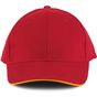 K-up Orlando - Casquette 6 panneaux red/yellow