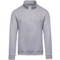 Kariban Sweat-shirt col zippé  oxford_grey