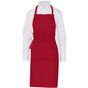 SG Accessories - Bistro Lisbon 100% Cotton Bib Apron red
