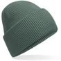 Beechfield Bonnet classique à large revers et pinces invisibles marine_green