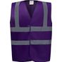Yoko Gilet haute visibilité purple