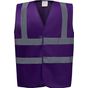 yoko Gilet haute visibilité purple