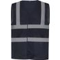 Yoko Gilet haute visibilité à maille ajourée recyclée navy