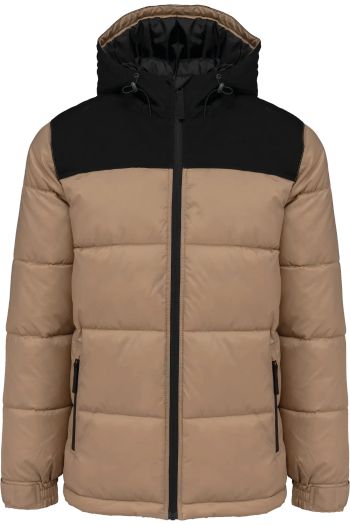 Image produit Parka matelassée à capuche bi-ton unisexe