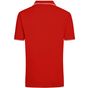 James&Nicholson Mens Polo tomato/white