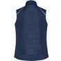 James&Nicholson Ladies´ Hybrid Vest navy/navy