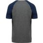 ProAct T-shirt triblend bicolore sport manches courtes unisexe grey_heather/sporty_navy_heather