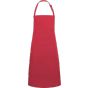 karlowsky Bib apron basic with buckle and pocket raspberry