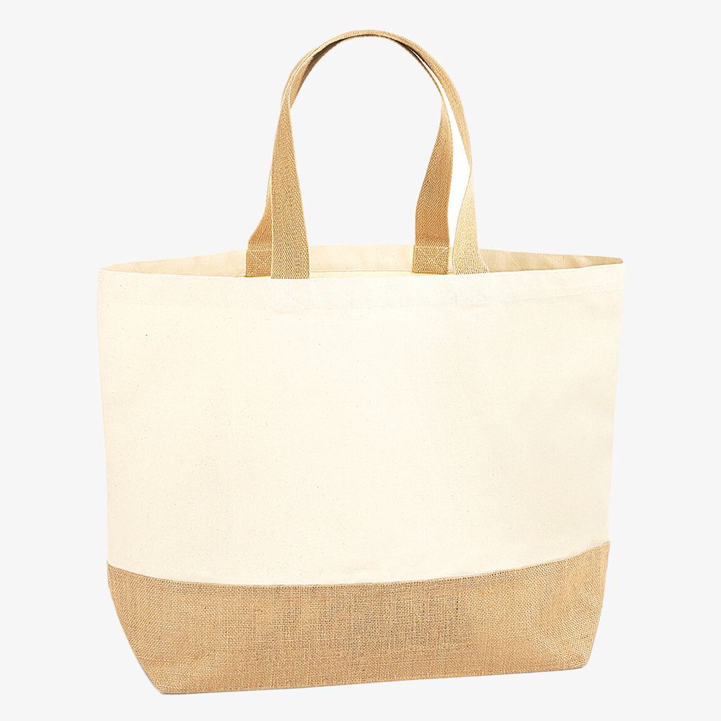 Sac fourre-tout en toile avec base en jute XL westfordmill