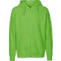 Neutral Mens Zip Hoodie lime
