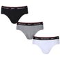 Reebok Men´s Sports Brief - Wiggins (3 Pair Pack) black/grey_marl/white