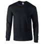 Gildan Adult T-Shirt Ultra-cotton Long Sleeve black