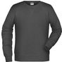 James&Nicholson Men´s Sweat black_heather