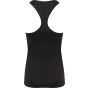 Tombo Ladies' racer back vest black