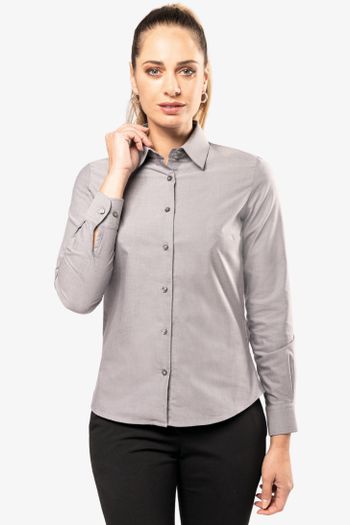 Image produit Chemise Oxford manches longues femme