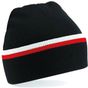 Beechfield Bonnet Teamwear black/classic_red/white