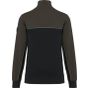WK Designed To Work Sweat-shirt écoresponsable col zippé unisexe black/dark_grey