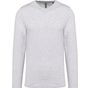 Kariban T-shirt homme manches longues encolure ronde ash_heather
