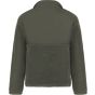 Front Row Recycled sherpa fleece dark_olive