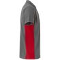 Velilla Polo bicolore manches courtes grey/red