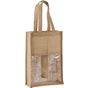 Kimood Sac porte bouteilles en jute natural