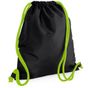 Bagbase Sac de gym Icon black/lime_green