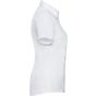 Russell Chemise à chevrons cintrée manches courtes femme white