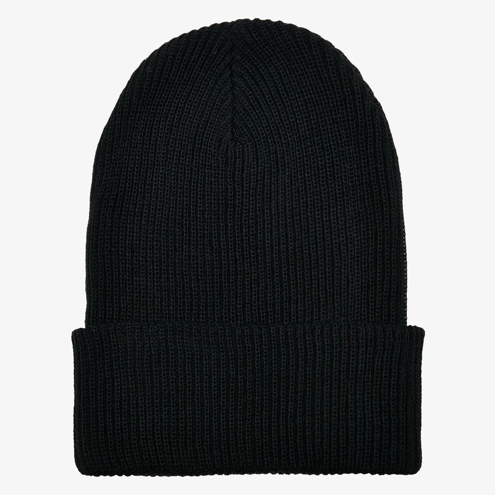 Recycled Yarn Ribbed Knit Beanie flexfit