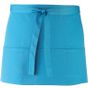 Premier Tablier de taille avec 3 poches Colours Collection turquoise