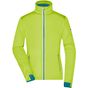 James&Nicholson Ladies´ Sports Softshell Jacket bright_yellow/bright_blue