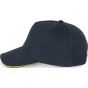 K-up Casquette - 5 panneaux navy/yellow