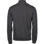 Tee Jays Ribbed Interlock Half Zip dark_grey