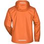 James&Nicholson Men´s Rain Jacket orange/carbon