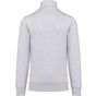 kariban Sweat-shirt col zippé ash_heather