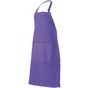 Velilla Tablier à bavette avec poche purple