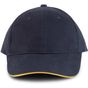 K-up Orlando - Casquette 6 panneaux navy/yellow