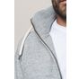 Kariban Veste vintage molleton doublée sherpa homme slub_grey_heather
